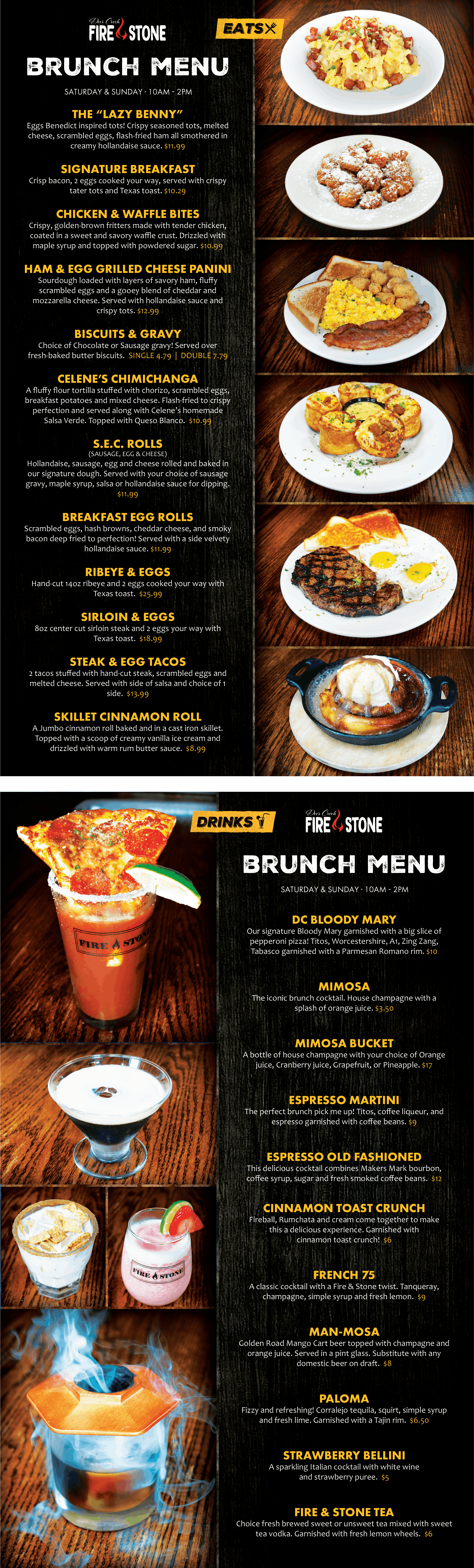 Brunch Menu